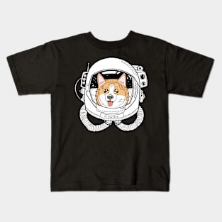 Nasa Space Corgi Kids T-Shirt